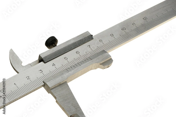 Fototapeta Caliper. Isolated on white
