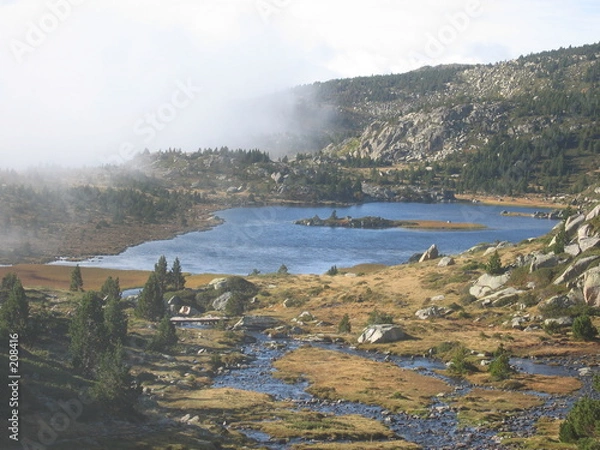 Obraz lacs dans la brume