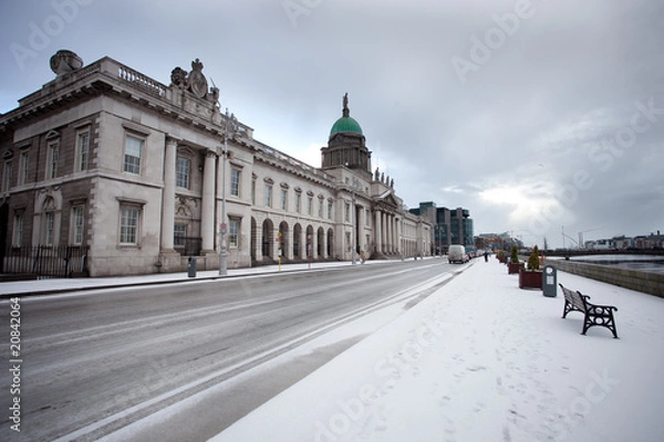 Obraz Dublin snow