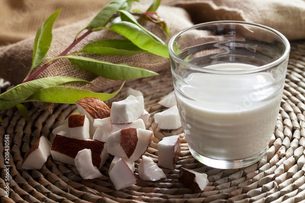 Obraz lait de noix de coco
