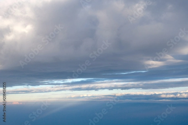 Fototapeta blue sky cloud background