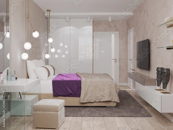 Obraz Спальня в современном стиле