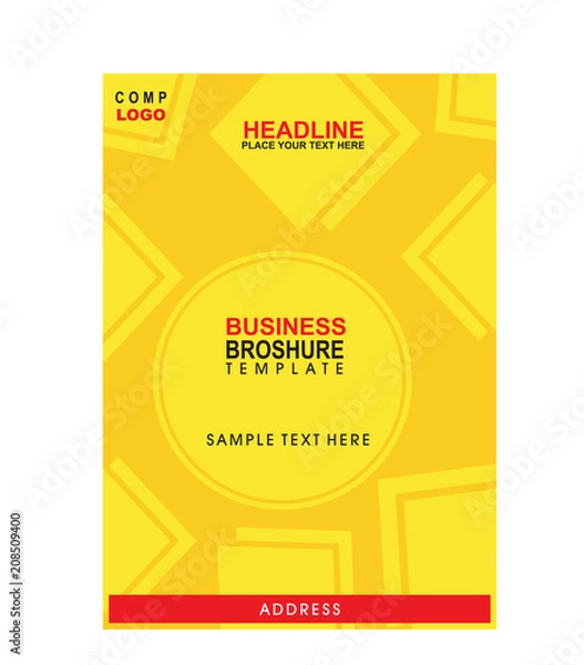 Obraz background brosur