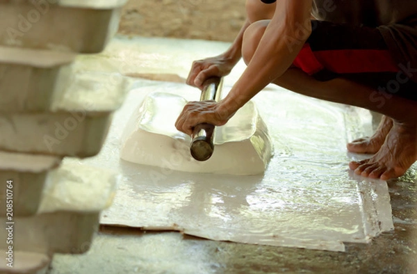 Obraz Rubber Sheet Manufacturing Process