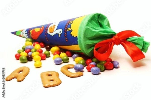 Fototapeta Geschenk an ein Vorschulkind