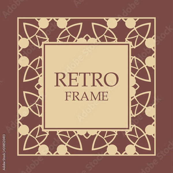 Obraz Vintage decorative frame
