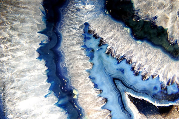 Obraz blue geode