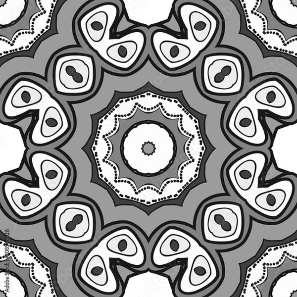 Fototapeta colored geometric vector pattern. Vector illustration. ideal for creative and decorative projects.