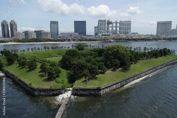 Fototapeta 海の上の公園
