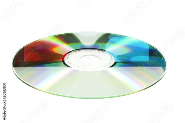 Obraz 3D glasses reflected in DVD