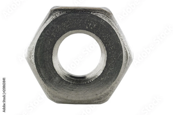 Obraz Nut on white with clipping path