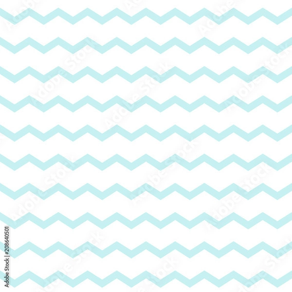 Fototapeta Seamless white and blue stripes background pattern. Geometric backdrop