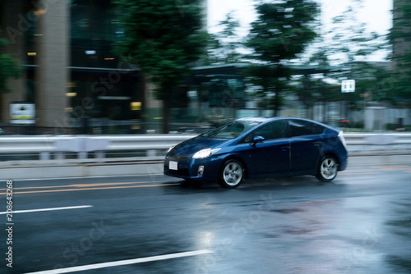 Fototapeta 車・流し撮り