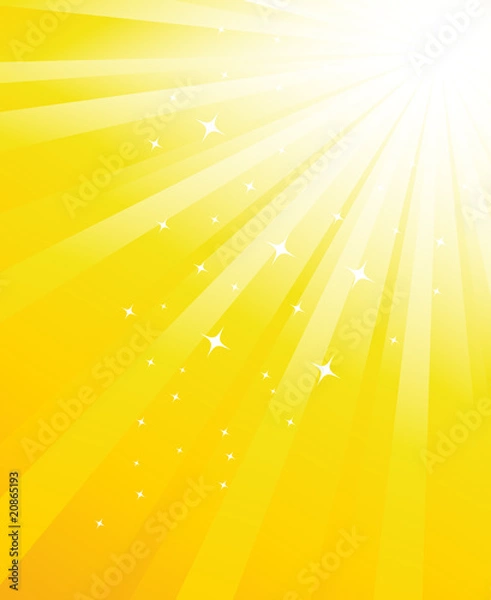 Obraz Sunburst vector background