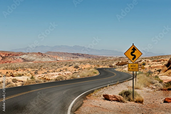 Obraz USA Landstrasse