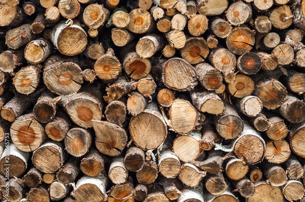 Obraz Drewno kominkowe