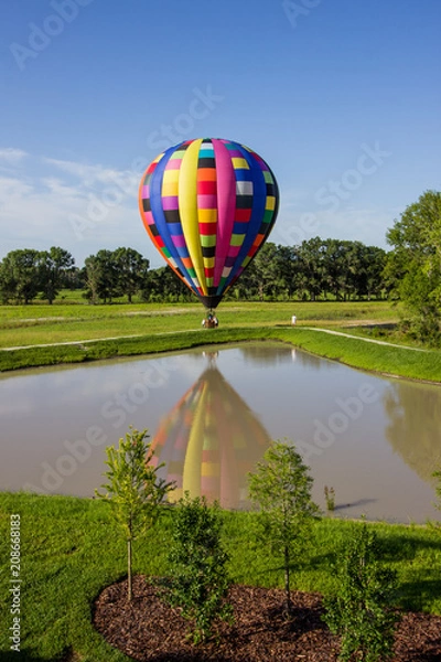 Obraz Hot Air Balloon Reflection