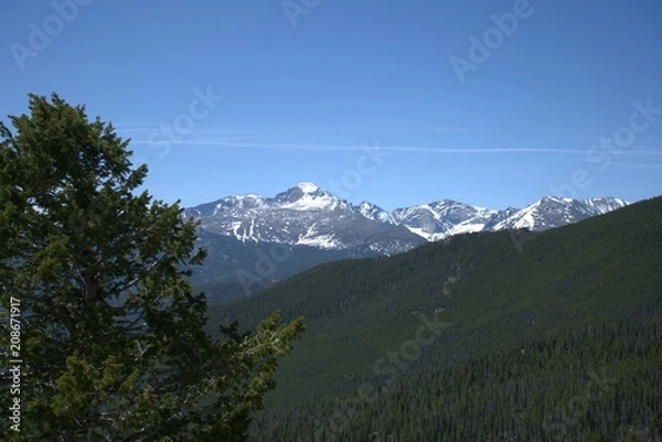 Fototapeta rocky mountain view