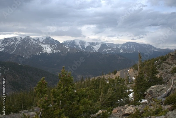 Fototapeta rocky mountain views