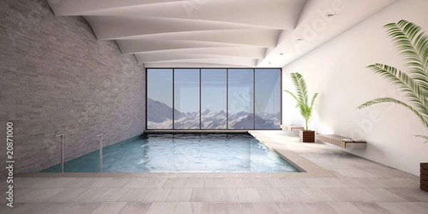 Obraz Pool im Wellnessbereich