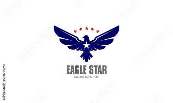 Obraz Logo wektor Eagle Star