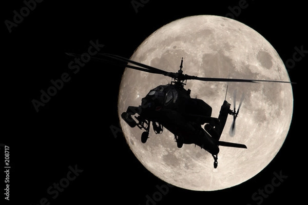 Obraz apache in the moonlight