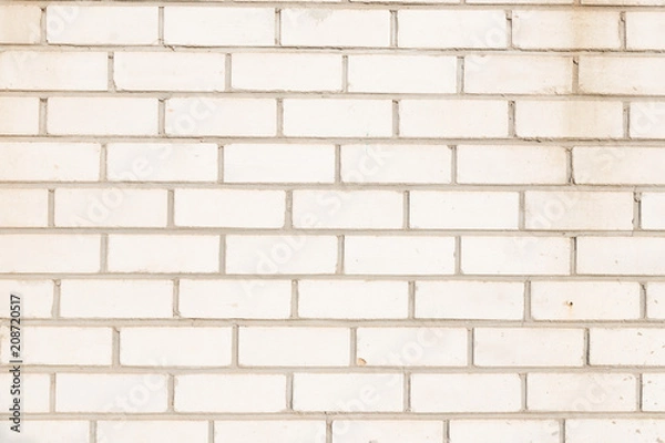 Obraz white brick wall