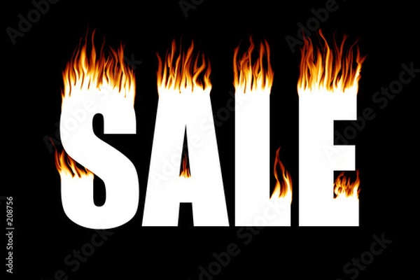 Fototapeta fire sale