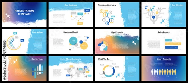 Obraz Business presentation templates