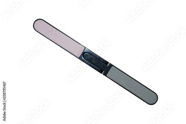 Fototapeta nail file isolate