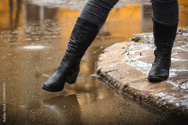 Obraz Boots Over Water - Color
