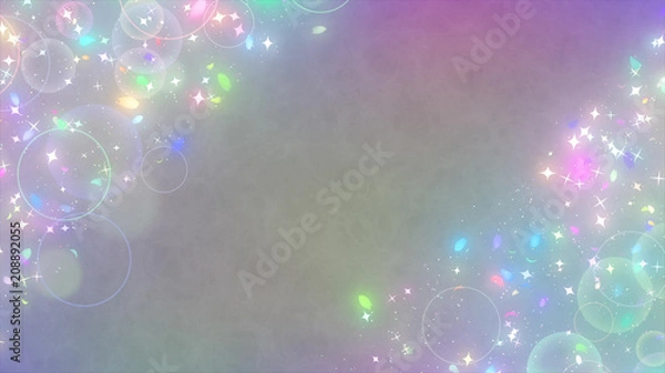 Fototapeta キラキラパーティクル背景