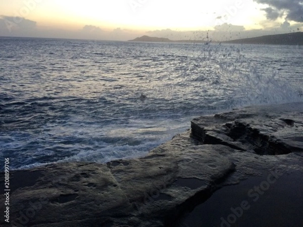 Obraz Sunsetting on surf spot 