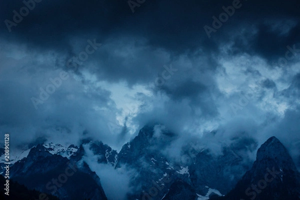 Obraz Storm through the Julian Alps