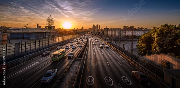 Fototapeta Toward the city