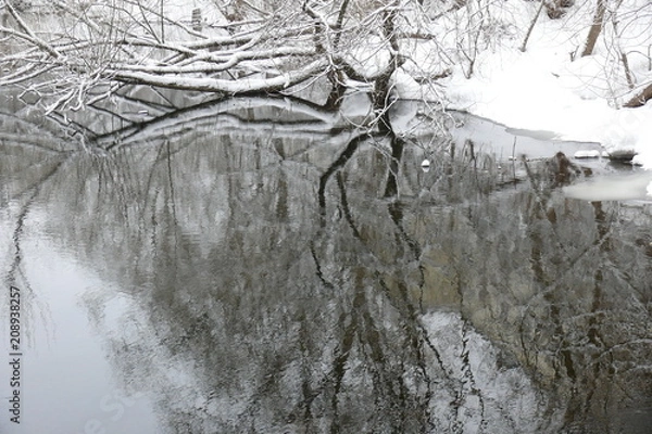 Obraz Снег. Мороз. Река.
