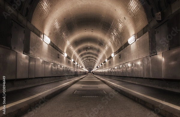 Obraz Elbtunnel Hamburg Blick