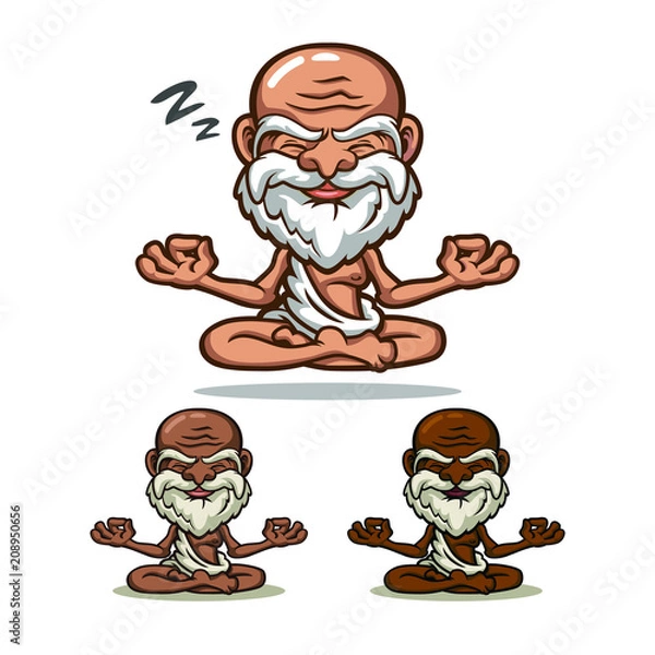 Fototapeta Guru Mascot Design Vector