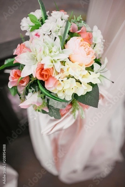 Fototapeta wedding decor in light colors