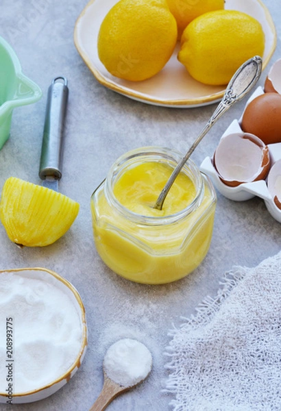 Fototapeta Lemon curd