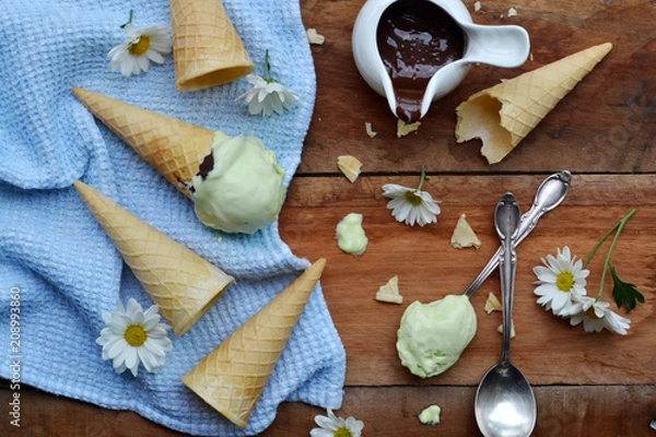 Fototapeta Ice cream