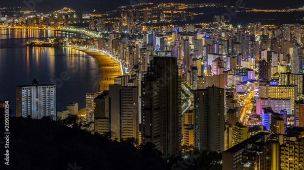 Fototapeta Benidorm night