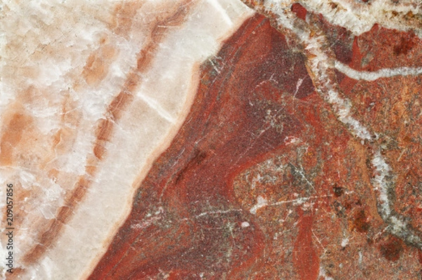 Fototapeta Old red onyx pattern