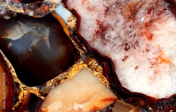 Obraz Aghate cezanne gold, details