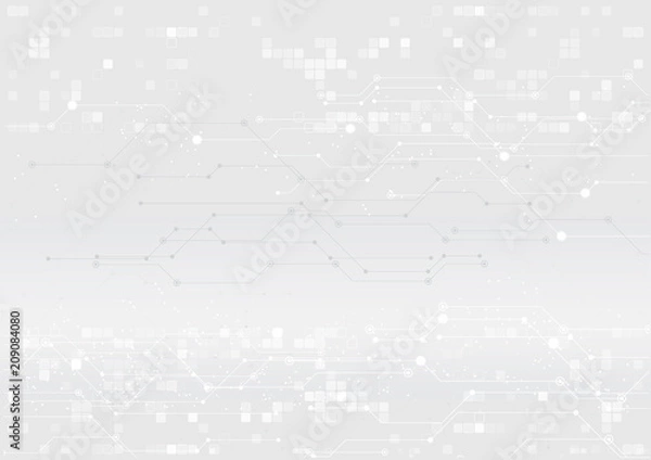 Fototapeta vector abstract background technology illustration communication data security