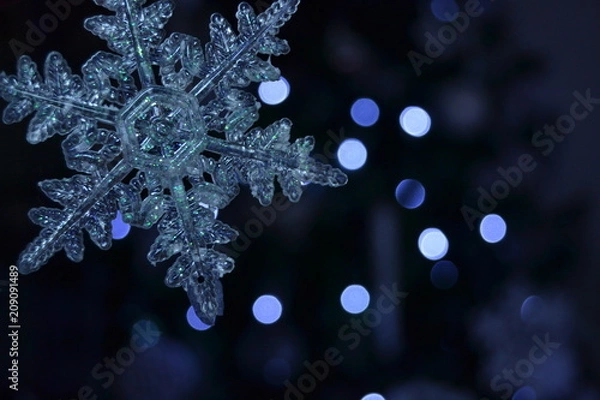 Fototapeta Navidad azul