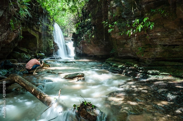 Obraz Tropical waterfall