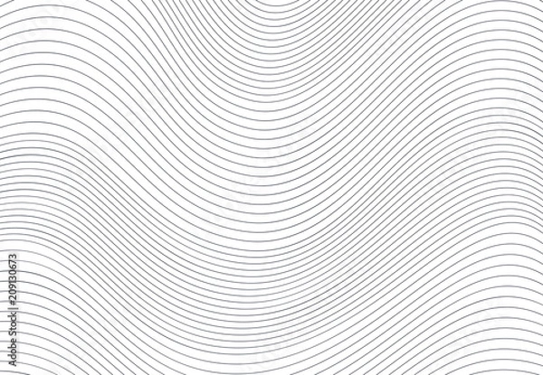 Obraz Wavy vector background