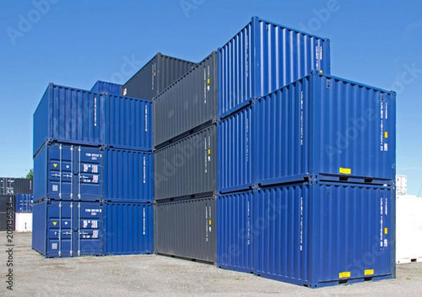 Obraz Stacked Containers