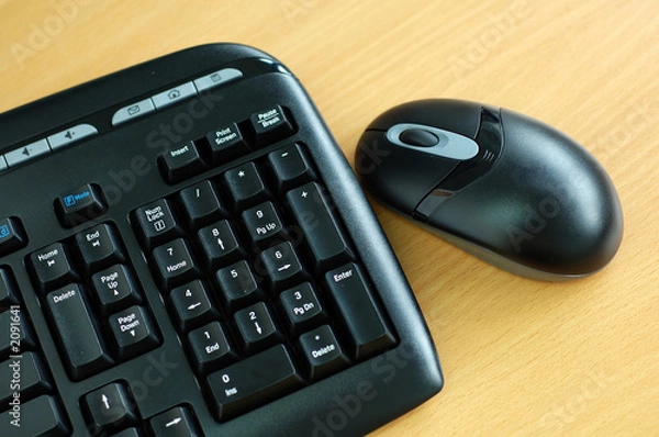 Obraz wireless keyboard and mouse